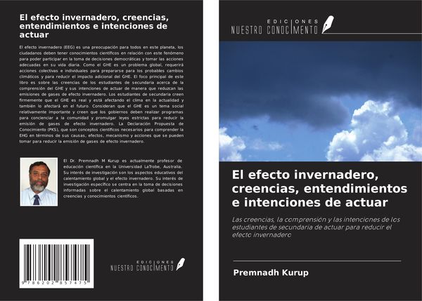 Produktbild: El efecto invernadero, creencias, entendimientos e intenciones de actuar