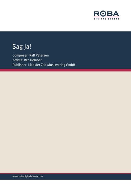 Produktbild: Sag Ja!