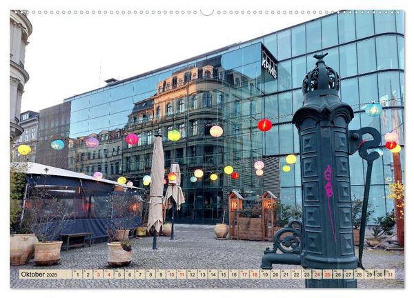 Produktbild: Buntes Leipzig (hochwertiger Premium Wandkalender 2026 DIN A2 quer), Kunstdruck in Hochglanz