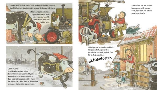 Produktbild: Lieselotte Weihnachtskuh Mini