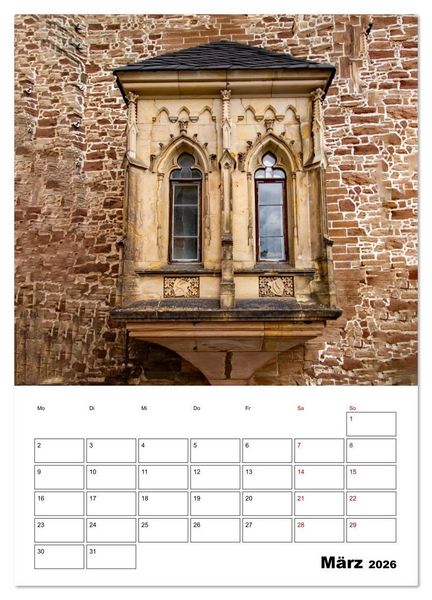 Produktbild: Schloss Wernigerode - Terminplaner (Wandkalender 2026 DIN A3 hoch), CALVENDO Monatskalender