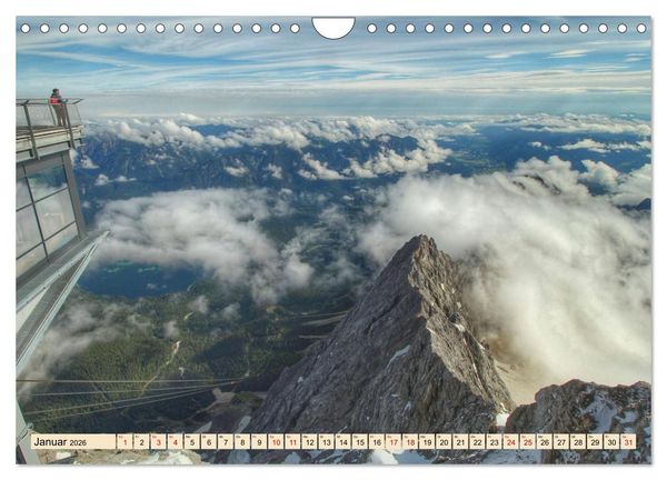 Produktbild: Zauber der Zugspitze (Wandkalender 2026 DIN A4 quer), CALVENDO Monatskalender