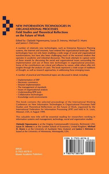 Produktbild: New Information Technologies in Organizational Processes