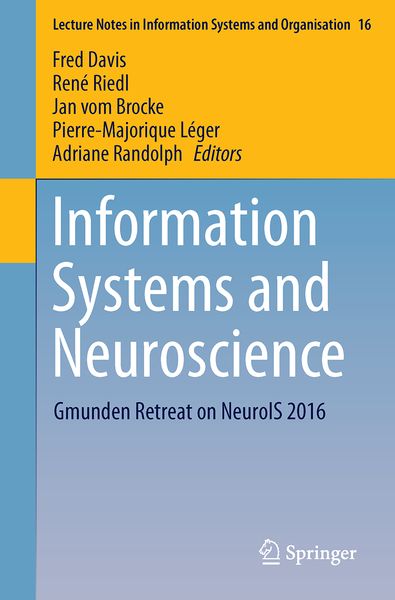 Produktbild: Information Systems and Neuroscience