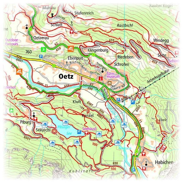 Produktbild: Publicpress Rad- und Wanderkarte &Ouml;tztal 1:35.000