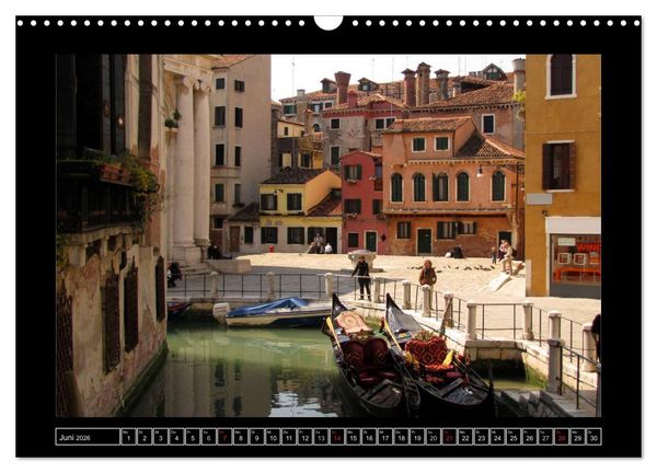 Produktbild: Romantisches Fernweh - Venedig (Wandkalender 2026 DIN A3 quer), CALVENDO Monatskalender