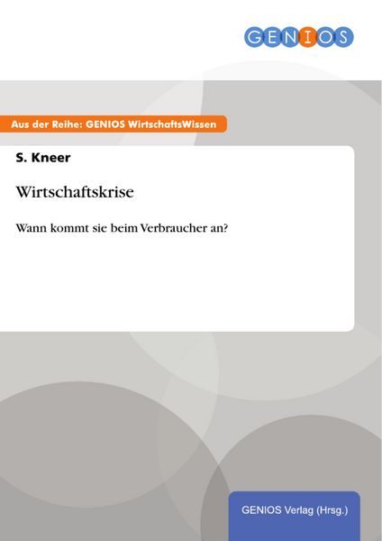 Produktbild: Wirtschaftskrise