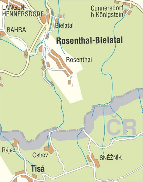 Produktbild: Rosenthal-Bielatal und Umgebung