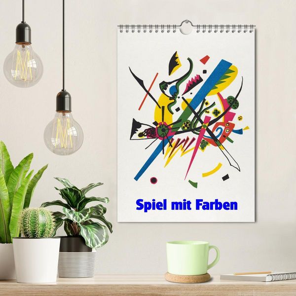 Produktbild: Spiel mit Farben (Wandkalender 2026 DIN A4 hoch), CALVENDO Monatskalender