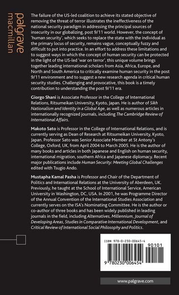 Produktbild: Protecting Human Security in a Post 9/11 World