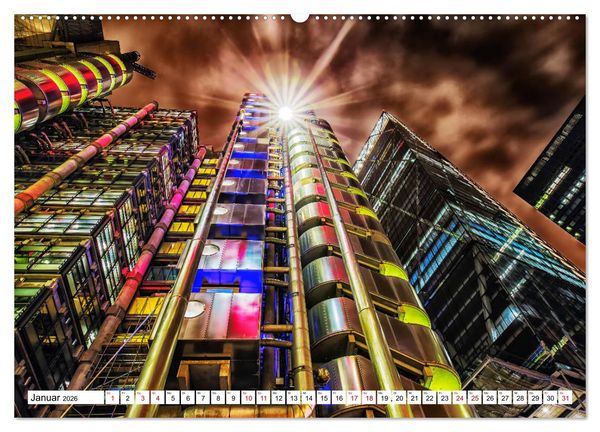 Produktbild: Impressionen moderner Baukunst (hochwertiger Premium Wandkalender 2026 DIN A2 quer), Kunstdruck in Hochglanz
