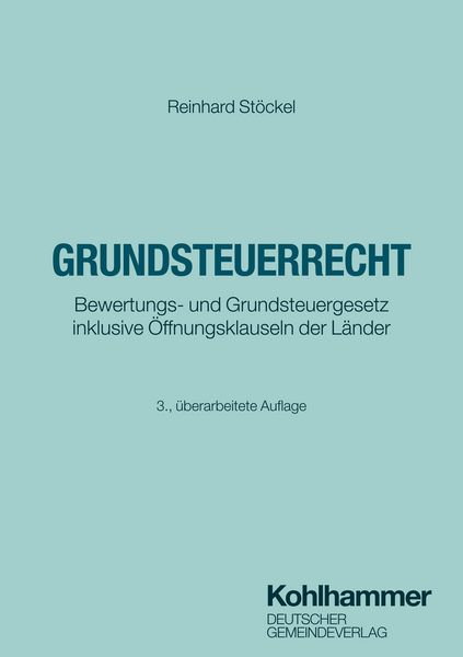 Produktbild: Grundsteuerrecht