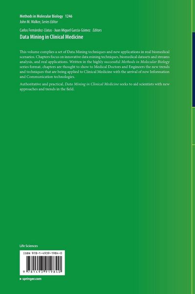 Produktbild: Data Mining in Clinical Medicine