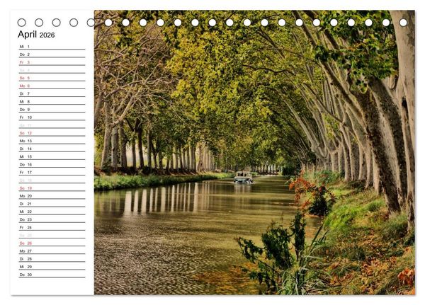 Produktbild: Languedoc-Roussillon - unter der Sonne des Midi (Tischkalender 2026 DIN A5 quer), CALVENDO Monatskalender
