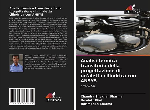 Produktbild: Analisi termica transitoria della progettazione di un'aletta cilindrica con ANSYS