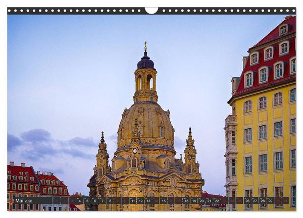 Produktbild: Dresden - Die Frauenkirche (Wandkalender 2026 DIN A3 quer), CALVENDO Monatskalender