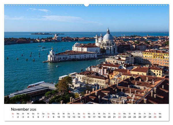 Produktbild: Unterwegs in Venedig (Wandkalender 2026 DIN A2 quer), CALVENDO Monatskalender