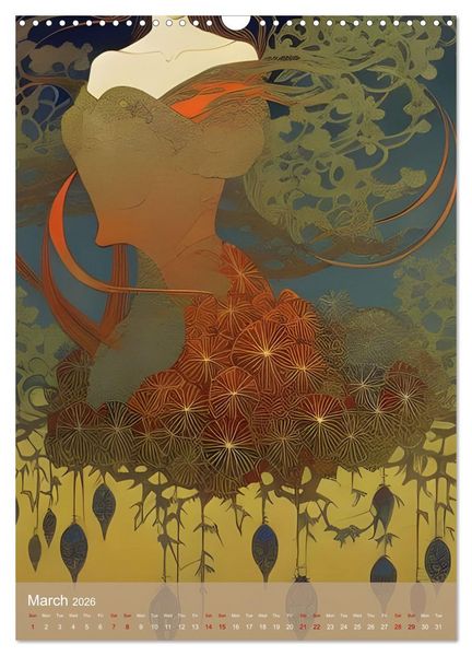 Produktbild: Hidden Beauty (Wall Calendar 2026 DIN A3 portrait), CALVENDO 12 Month Wall Calendar