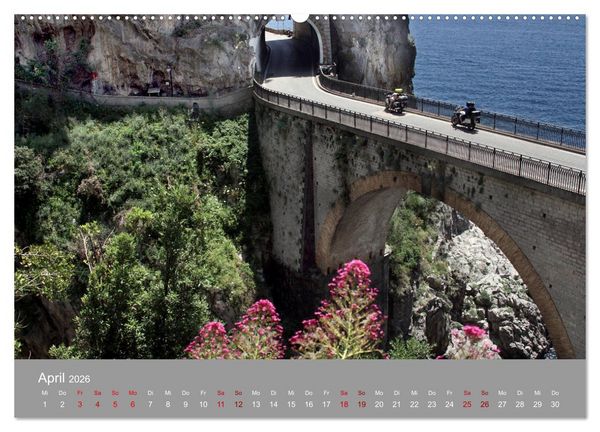 Produktbild: Traumlandschaft am Mittelmeer: Die Amalfik&uuml;ste (Wandkalender 2026 DIN A2 quer), CALVENDO Monatskalender