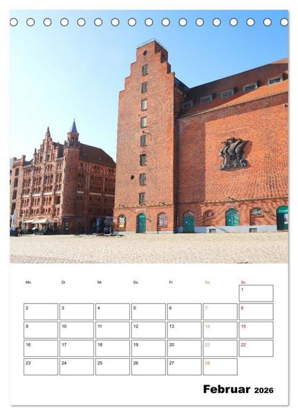 Produktbild: Bezauberndes Stralsund (Tischkalender 2026 DIN A5 hoch), CALVENDO Monatskalender