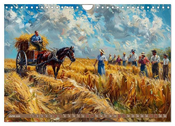 Produktbild: Life on a Farm in Old America (Wall Calendar 2026 DIN A4 landscape), CALVENDO 12 Month Wall Calendar