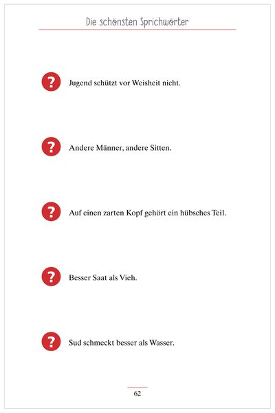 Produktbild: Beliebte Sprichw&ouml;rter. Das Ged&auml;chtnistraining-Quiz f&uuml;r Senioren. Ideal als Besch&auml;ftigung, Ged&auml;chtnistraining, Aktivierung bei Demenz.