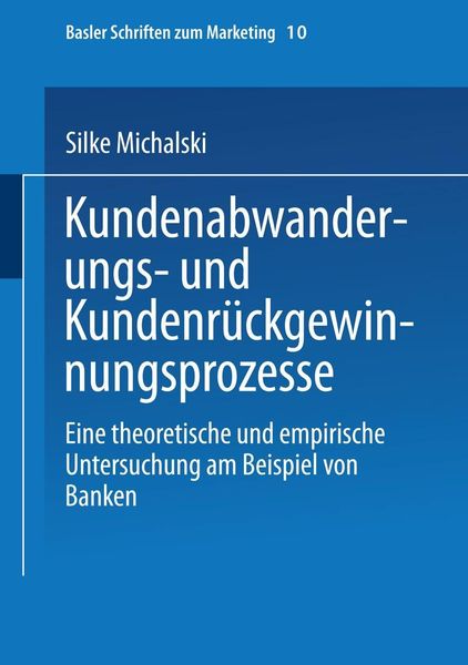Produktbild: Kundenabwanderungs- und Kundenr&uuml;ckgewinnungsprozesse
