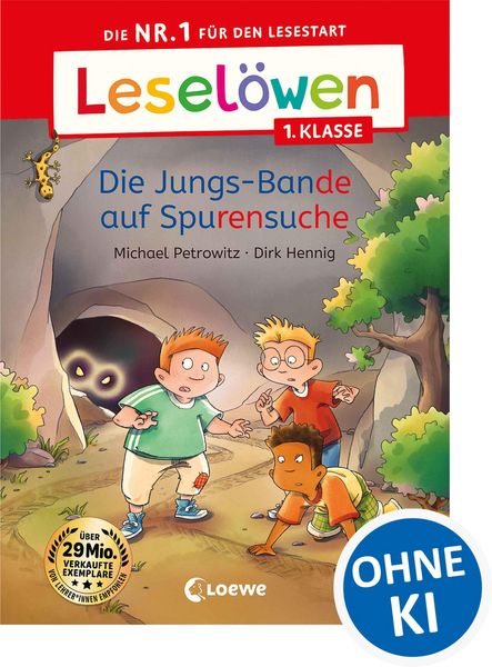 Produktbild: Lesel&ouml;wen 1. Klasse - Die Jungs-Bande auf Spurensuche