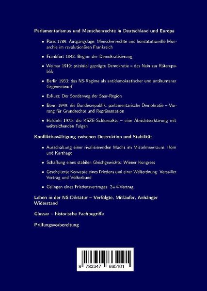 Produktbild: Abiturwissen Geschichte Saarland