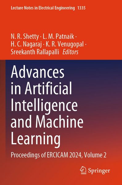 Produktbild: Advances in Artificial Intelligence and Machine Learning