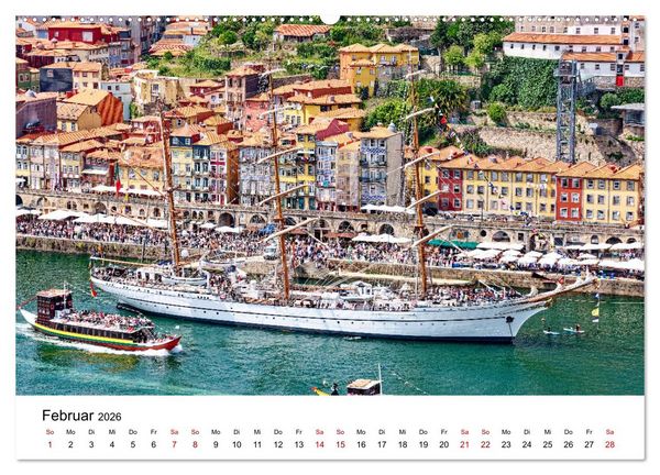 Produktbild: Porto und Gaia - Ausblicke und Einsichten (Wandkalender 2026 DIN A2 quer), CALVENDO Monatskalender