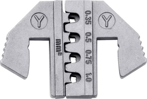 Produktbild: TOOLCRAFT TO-9625875 Crimpeinsatz Yazaki YES/YESC 1,5 versiegelter Kontakt Terminal 0.35 bis 1 mm&sup2; Passend f&uuml;r Marke (Zangen) TOOLCRAFT