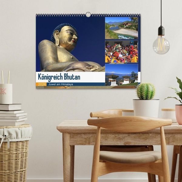Produktbild: K&ouml;nigreich Bhutan - Juwel am Himalaya (Wandkalender 2026 DIN A3 quer), CALVENDO Monatskalender