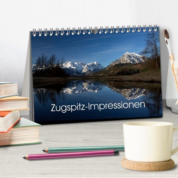Produktbild: Zugspitz-Impressionen (Tischkalender 2026 DIN A5 quer), CALVENDO Monatskalender