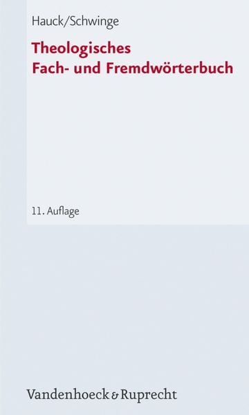 Produktbild: Theologisches Fach- und Fremdw&ouml;rterbuch