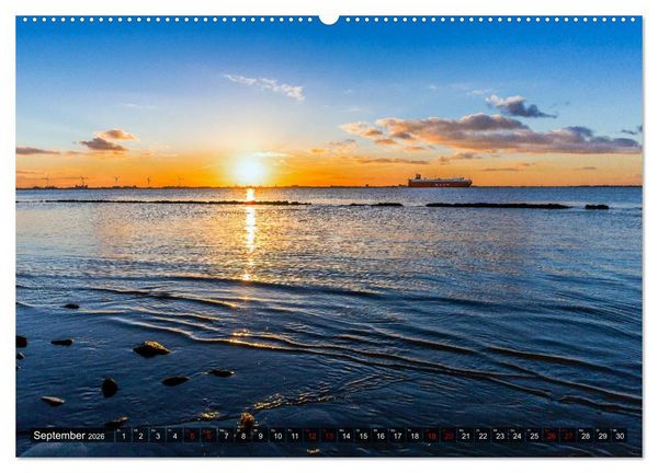 Produktbild: EMDEN, Seehafenstadt in Ostfriesland (Wandkalender 2026 DIN A2 quer), CALVENDO Monatskalender
