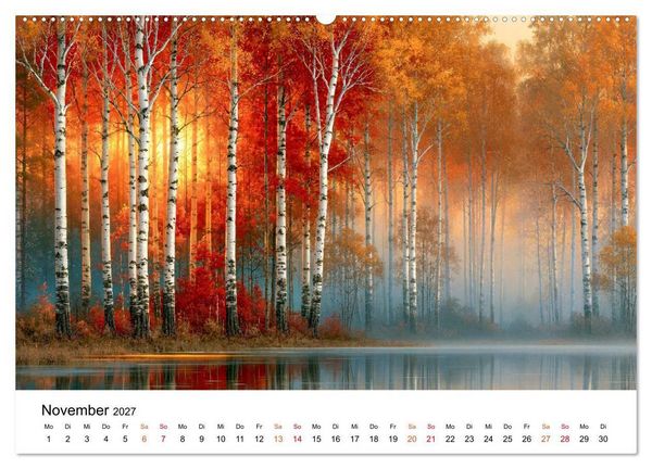 Produktbild: Zeitreise Natur (Wandkalender 2027 DIN A2 quer), CALVENDO Monatskalender