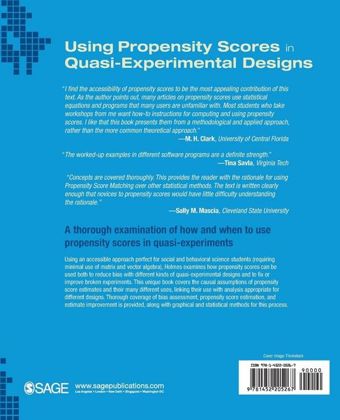Produktbild: Using Propensity Scores in Quasi-Experimental Designs