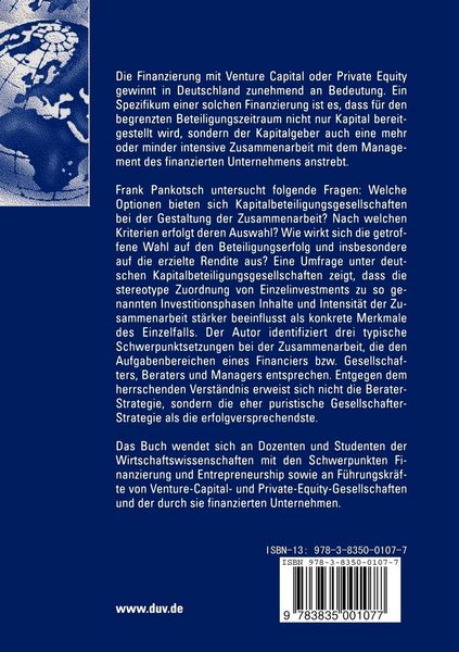 Produktbild: Kapitalbeteiligungsgesellschaften und ihre Portfoliounternehmen