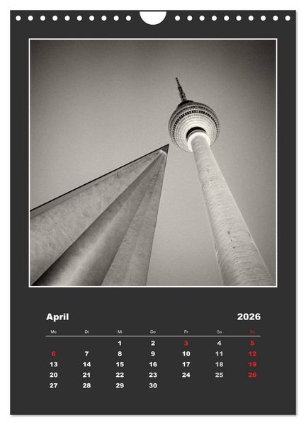 Produktbild: Berlin - Portrait einer Stadt (Wandkalender 2026 DIN A4 hoch), CALVENDO Monatskalender