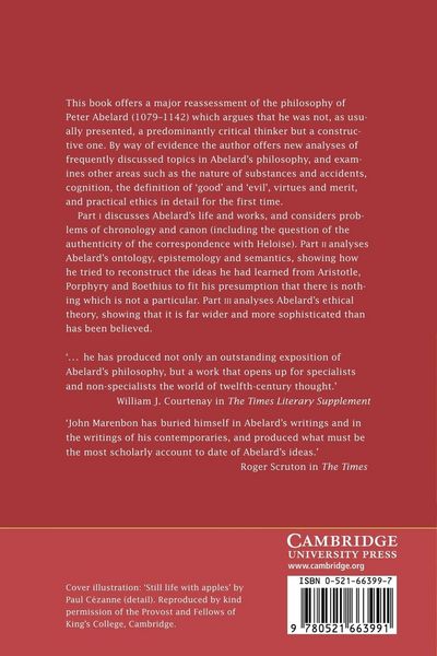 Produktbild: The Philosophy of Peter Abelard