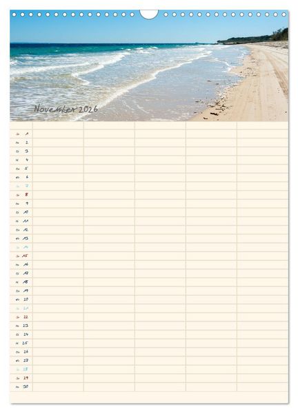 Produktbild: Mit Blick auf's Meer (Wandkalender 2026 DIN A3 hoch), CALVENDO Monatskalender