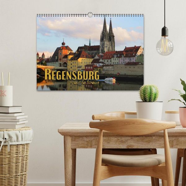 Produktbild: Regensburg erleben (Wandkalender 2026 DIN A3 quer), CALVENDO Monatskalender