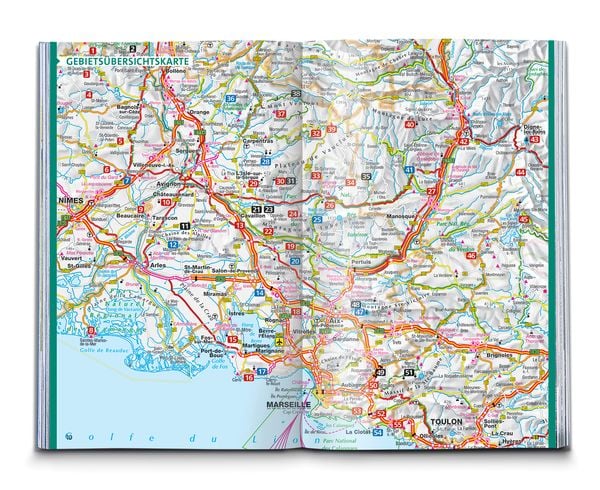 Produktbild: KOMPASS Wanderführer Provence, 55 Touren mit Extra-Tourenkarte