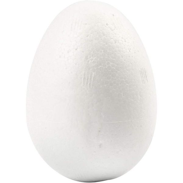 Produktbild: Creativ Company Styropor-Eier, H 6 cm, Wei&szlig;, 50 Stk