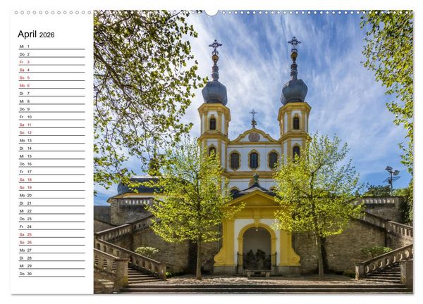 Produktbild: W&Uuml;RZBURG Historisches Stadtherz (hochwertiger Premium Wandkalender 2026 DIN A2 quer), Kunstdruck in Hochglanz