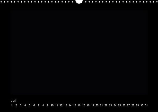 Produktbild: K. A., K: Geburtstags - Bastelkalender - Schwarz (Wandkalen