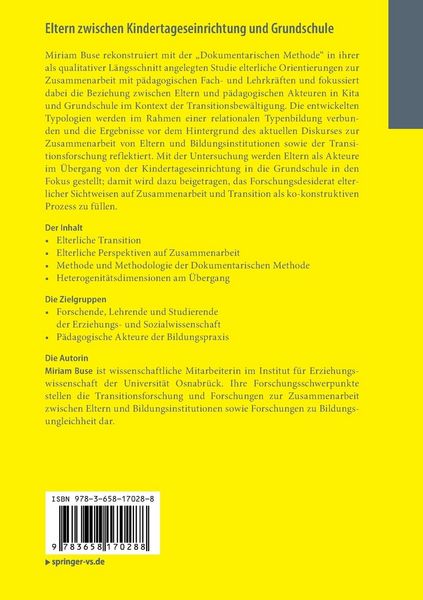 Produktbild: Eltern zwischen Kindertageseinrichtung und Grundschule