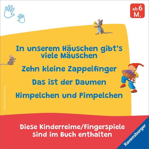 Produktbild: Mein Knuddel-Knautsch-Buch - Meine ersten Fingerspiele