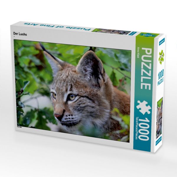 Produktbild: CALVENDO Puzzle Der Luchs | 1000 Teile Lege-Gr&ouml;&szlig;e 64x48cm Foto-Puzzle f&uuml;r gl&uuml;ckliche Stunden